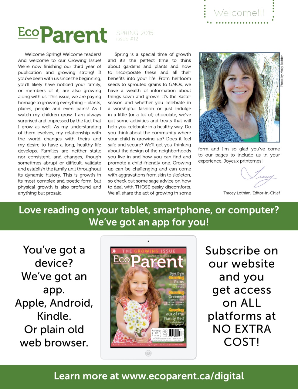 Ecoparent Magazine Preview Pages