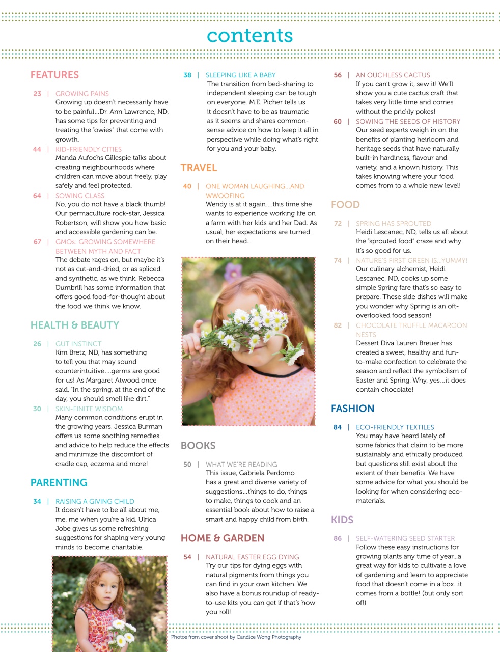 Ecoparent Magazine Preview Pages