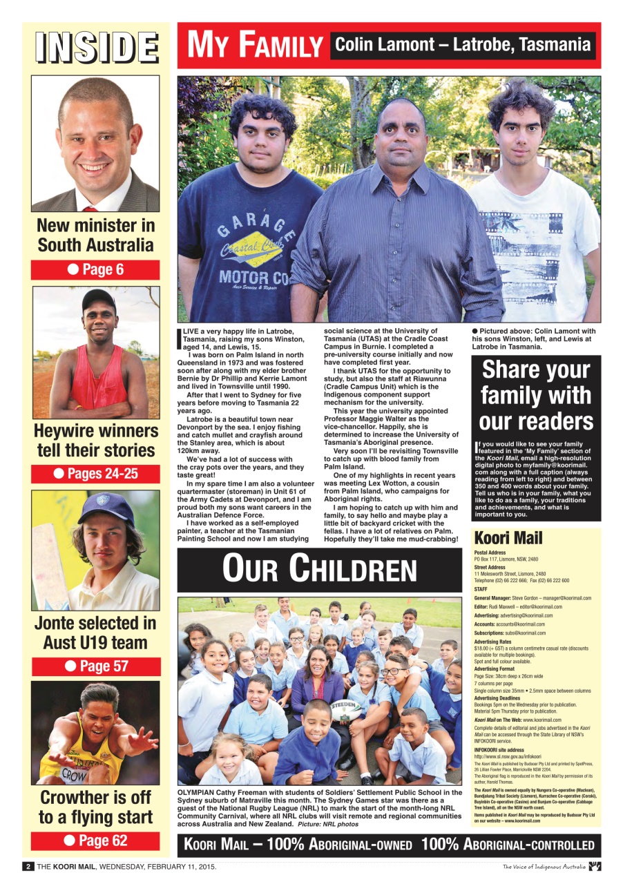 Koori Mail Preview Pages