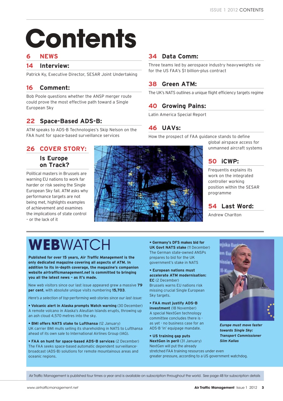 Air Traffic Management Preview Pages