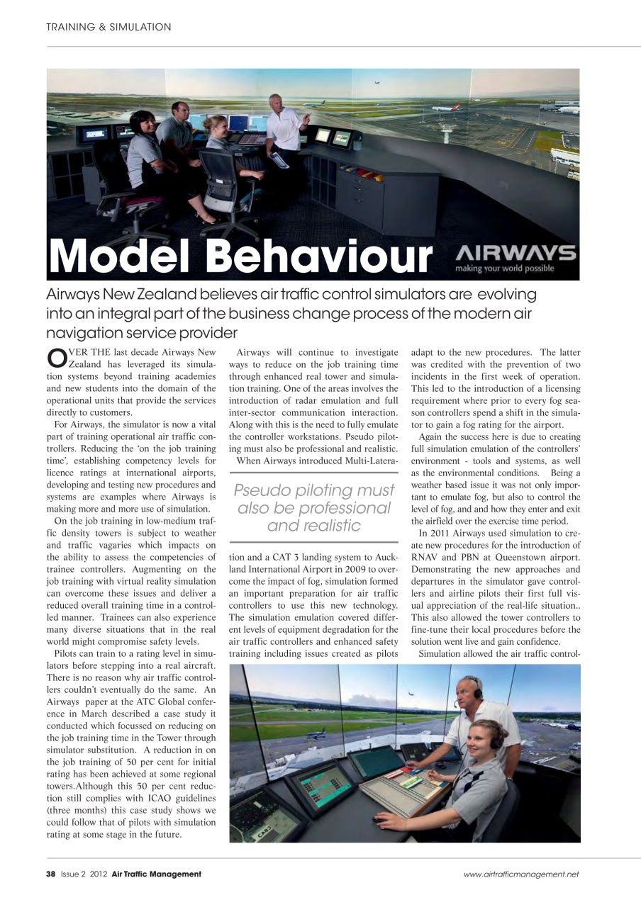 Air Traffic Management Preview Pages
