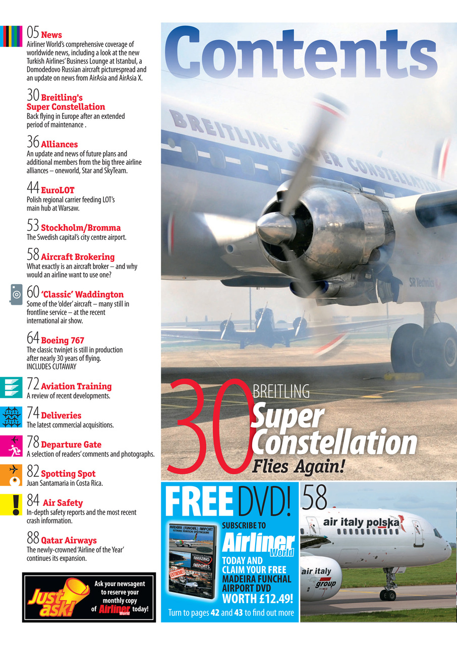 Airliner World Preview Pages
