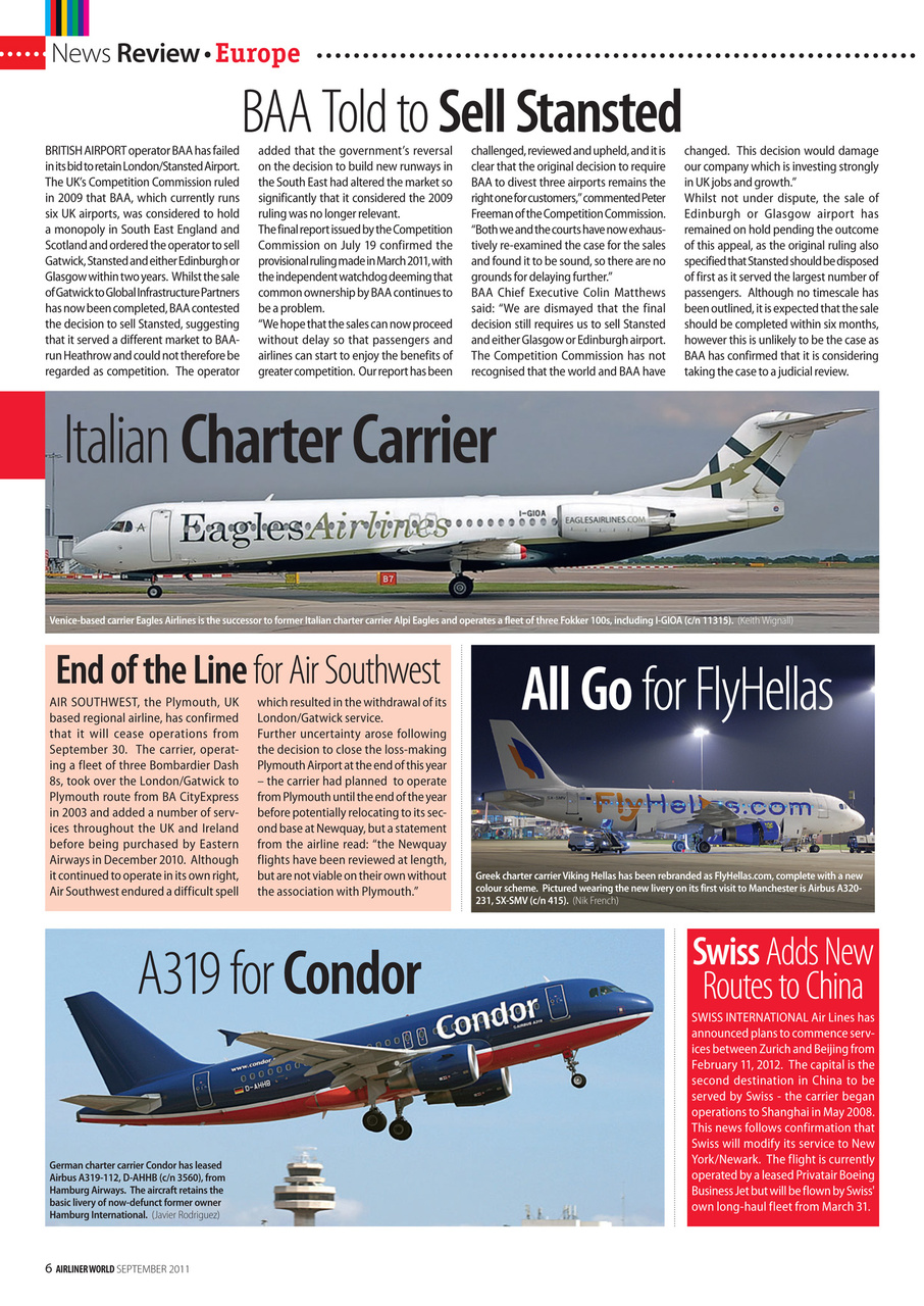 Airliner World Preview Pages
