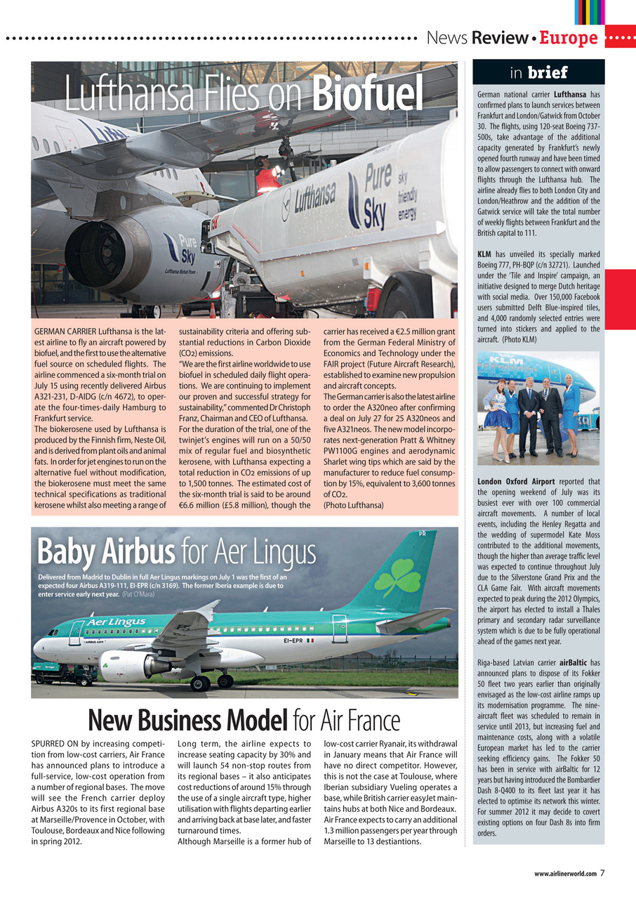 Airliner World Preview Pages