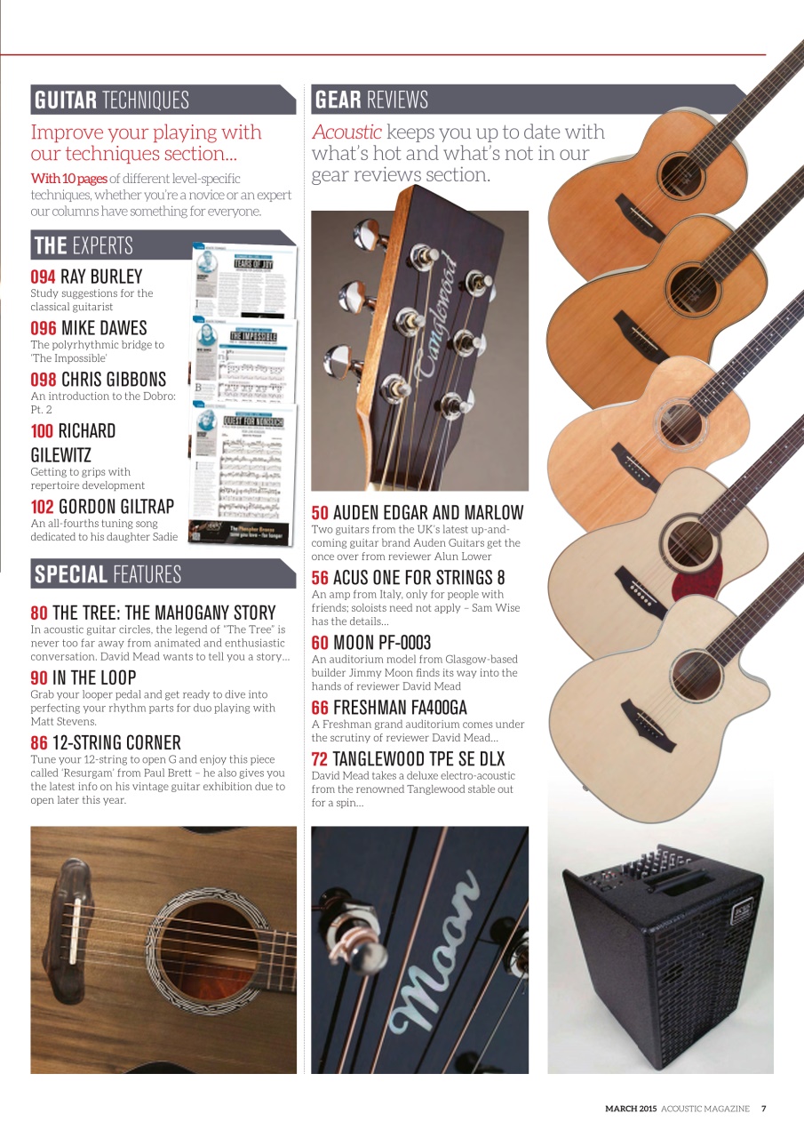 Acoustic Preview Pages