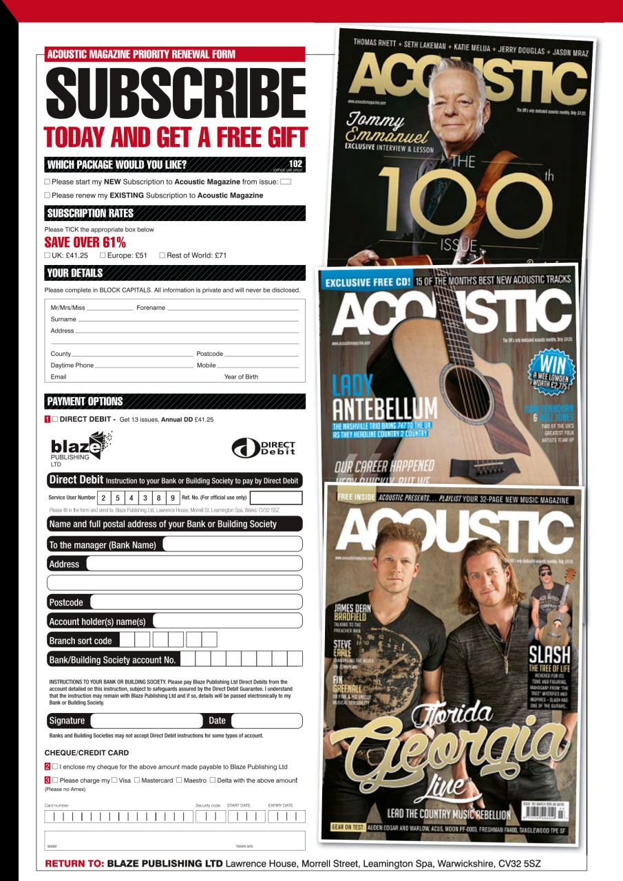 Acoustic Preview Pages