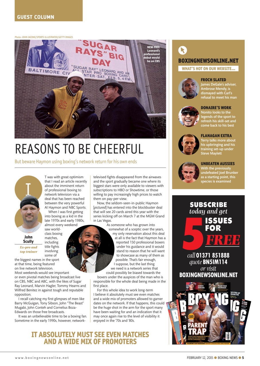 Boxing News Preview Pages