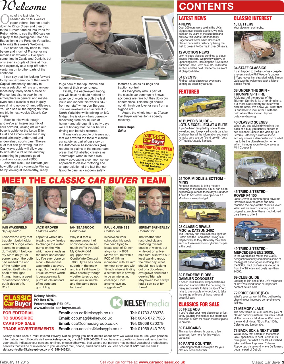 Classic Car Buyer Preview Pages