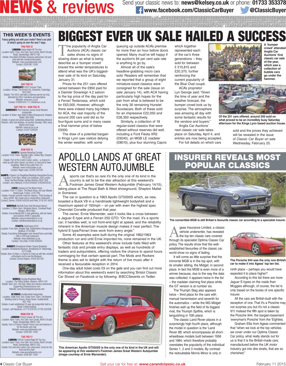 Classic Car Buyer Preview Pages