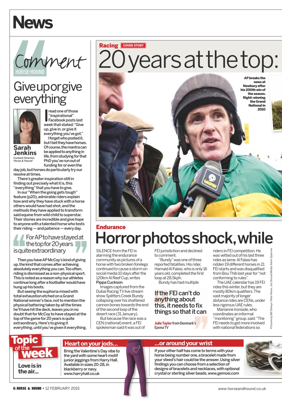 Horse & Hound Preview Pages