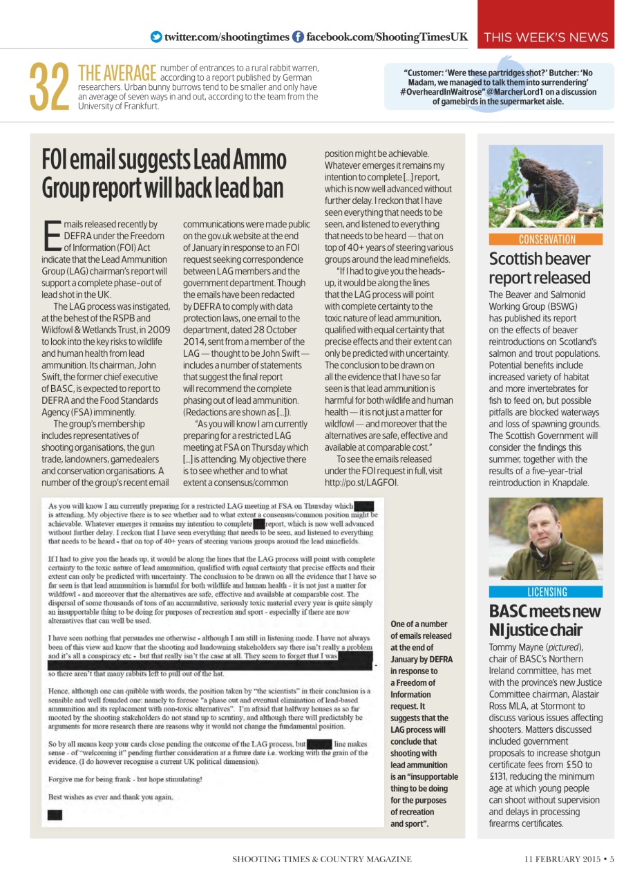 Shooting Times & Country Preview Pages