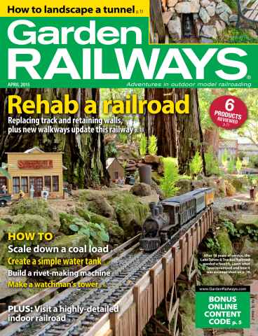 Garden Railways issue April 2015