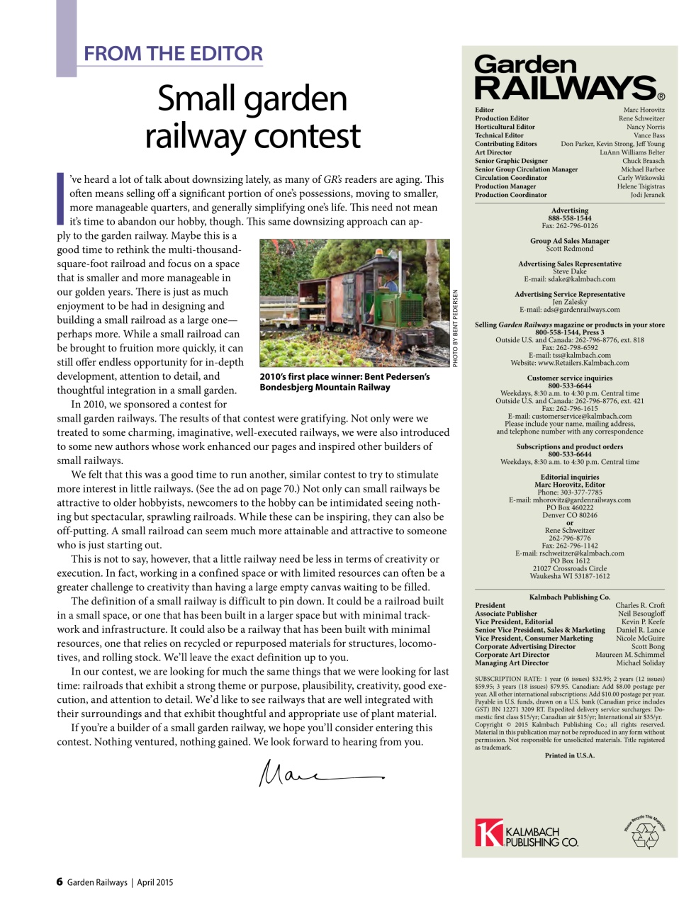 Garden Railways Preview Pages