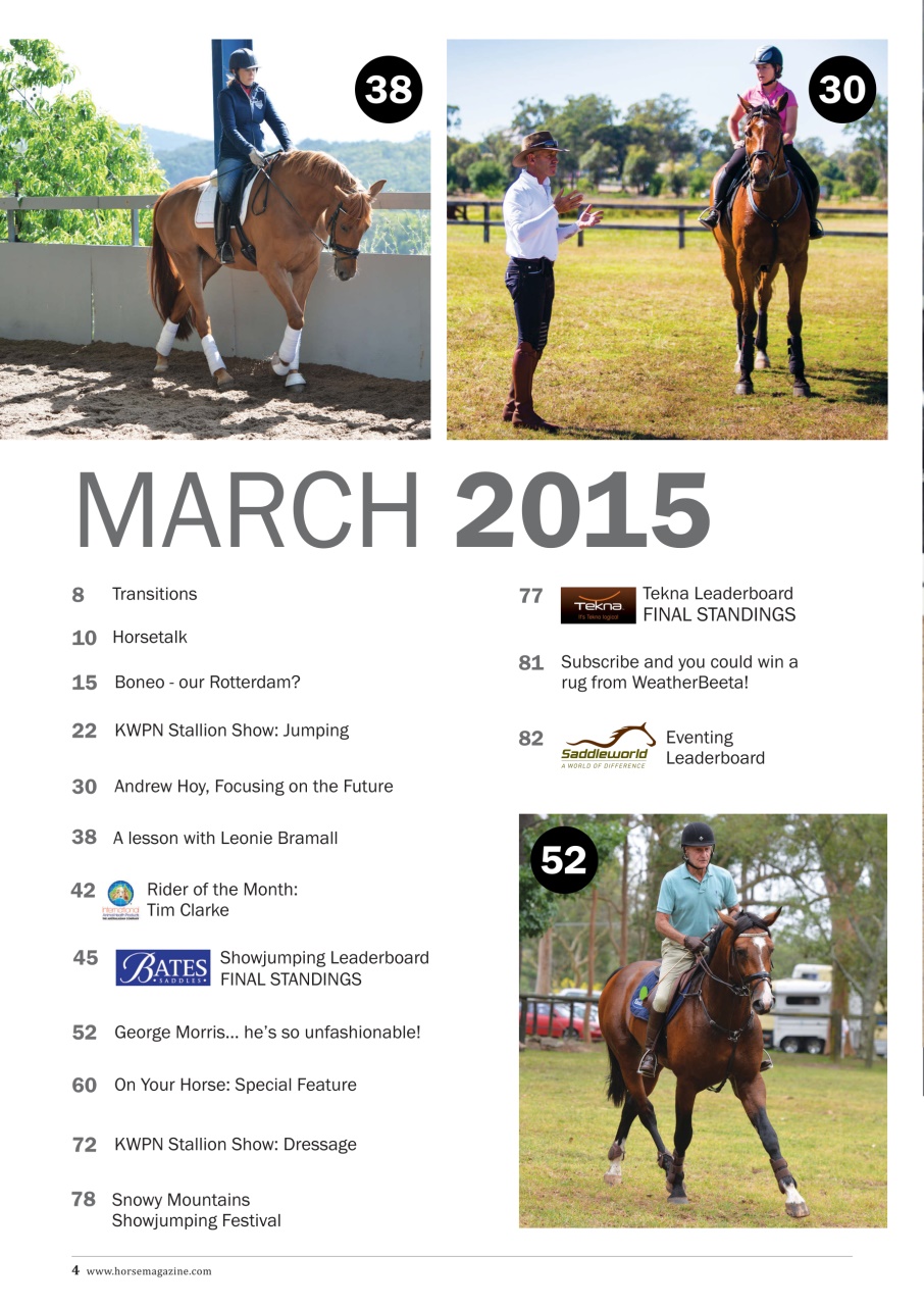 The Horse Magazine Preview Pages