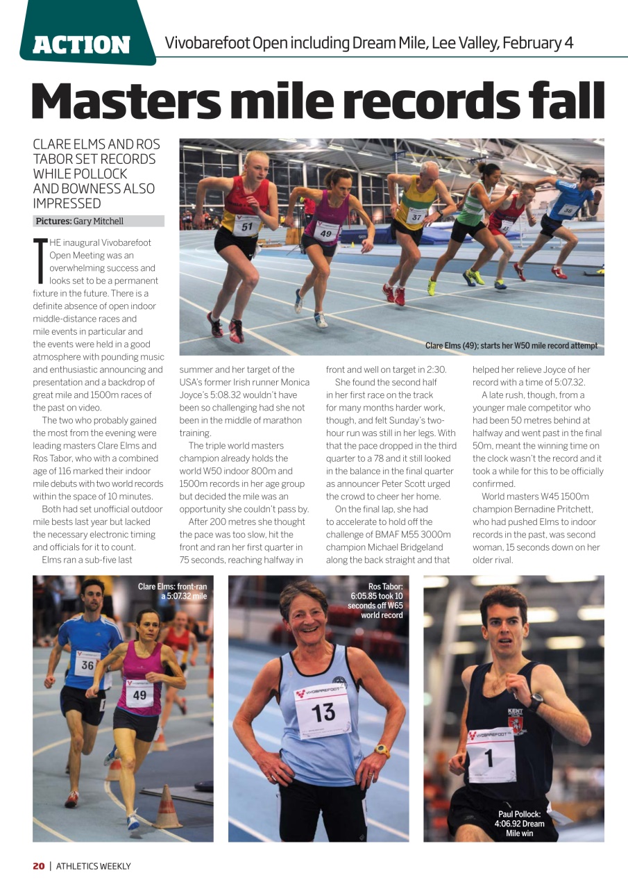 AW – Athletics Weekly Magazine Preview Pages