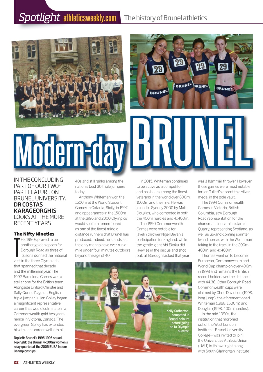 AW – Athletics Weekly Magazine Preview Pages
