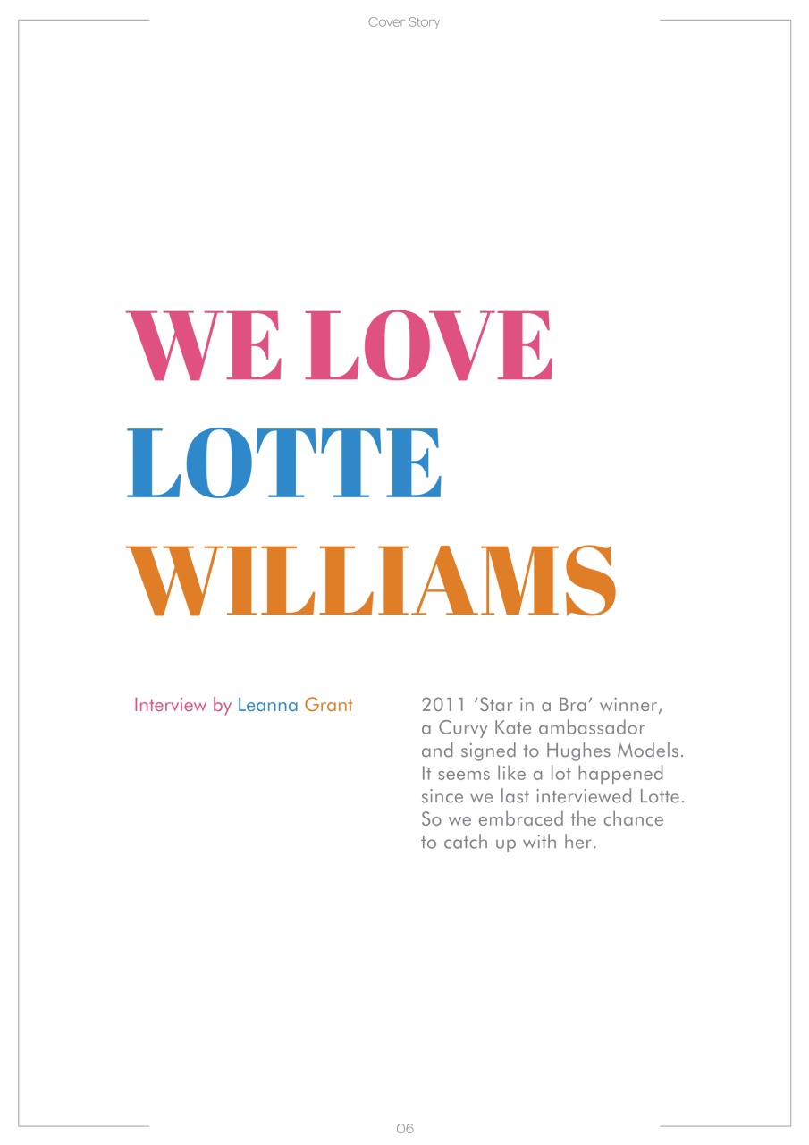 FROW Magazine Preview Pages