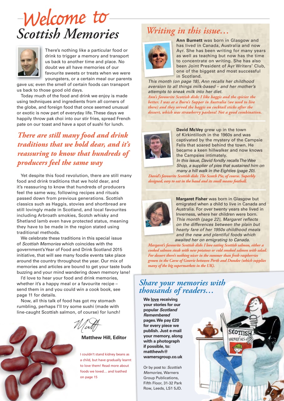 Scottish Memories Preview Pages