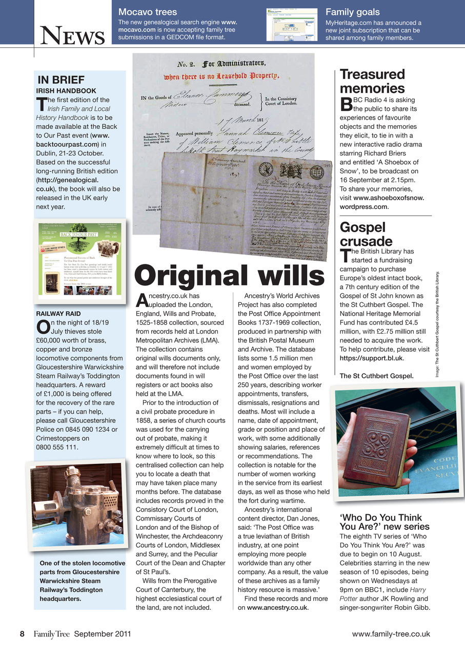 Family Tree Preview Pages