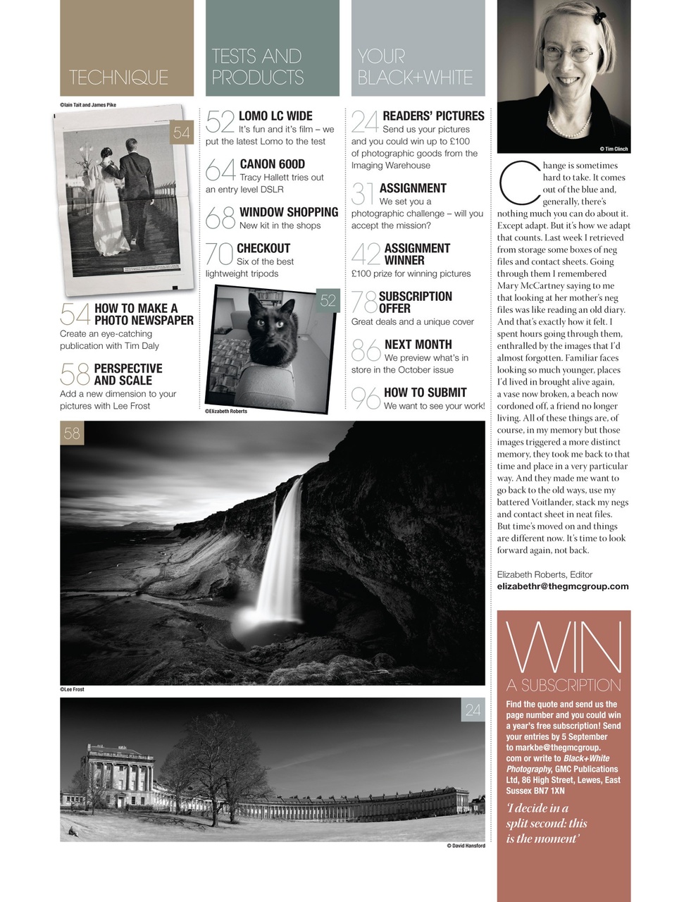 Black+White Photography Preview Pages