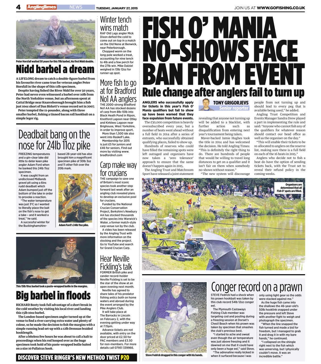 Angling Times Preview Pages