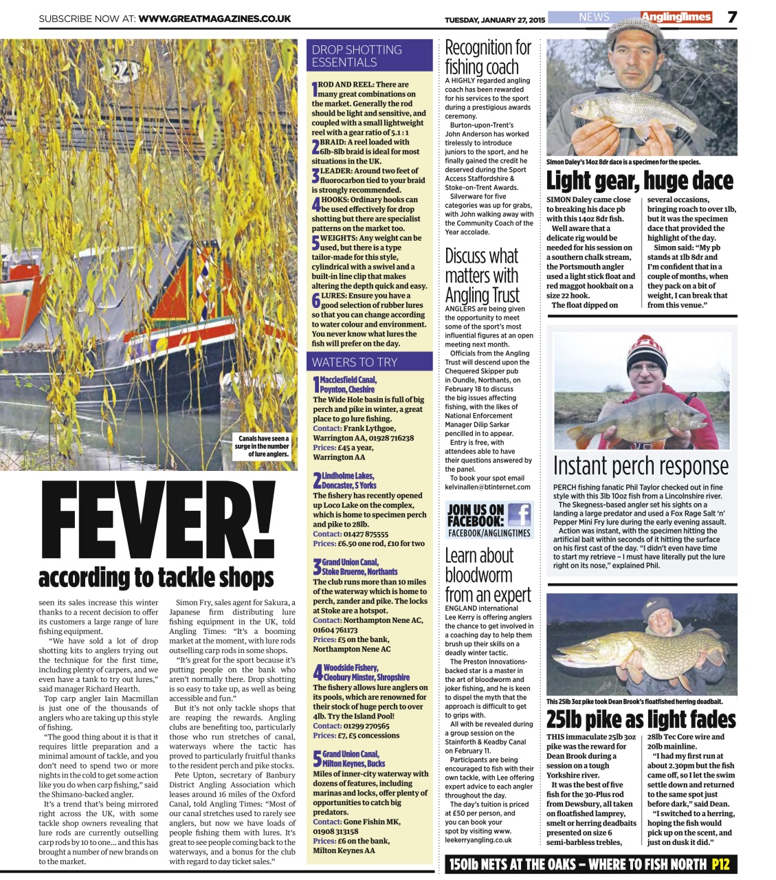 Angling Times Preview Pages