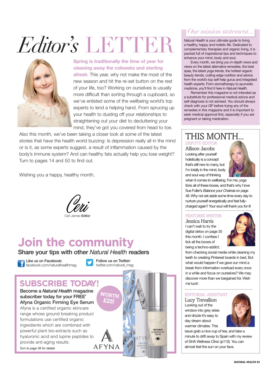 Natural Health Preview Pages