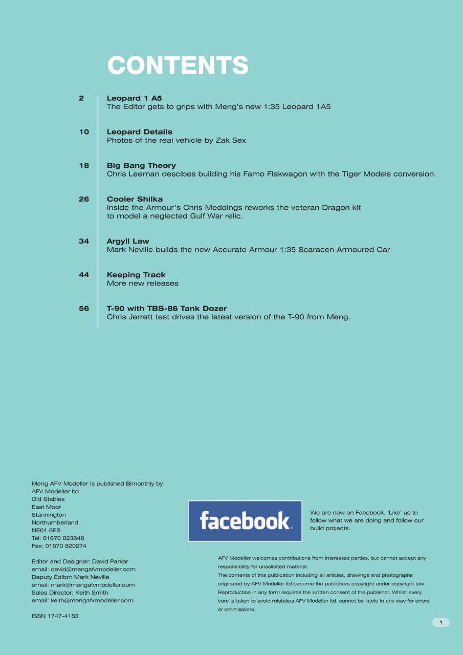 Meng AFV Modeller Preview Pages