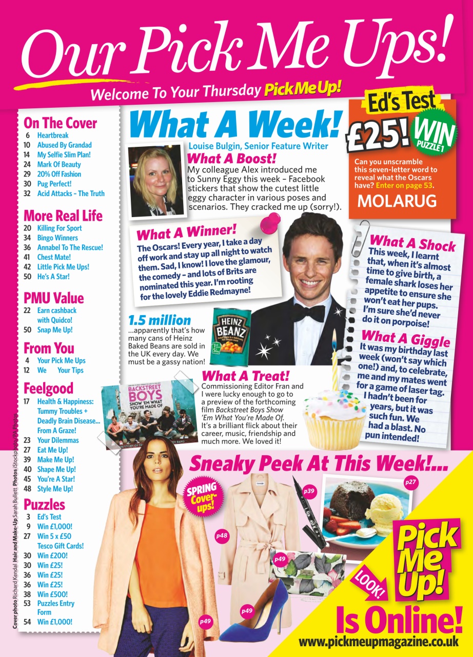 Pick Me Up Preview Pages