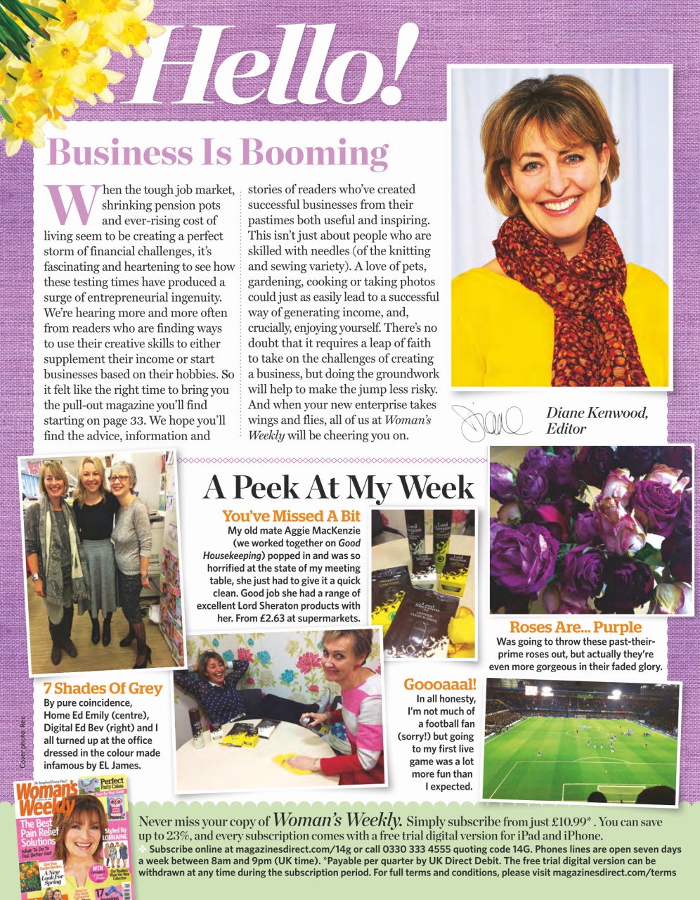 Woman's Weekly Preview Pages