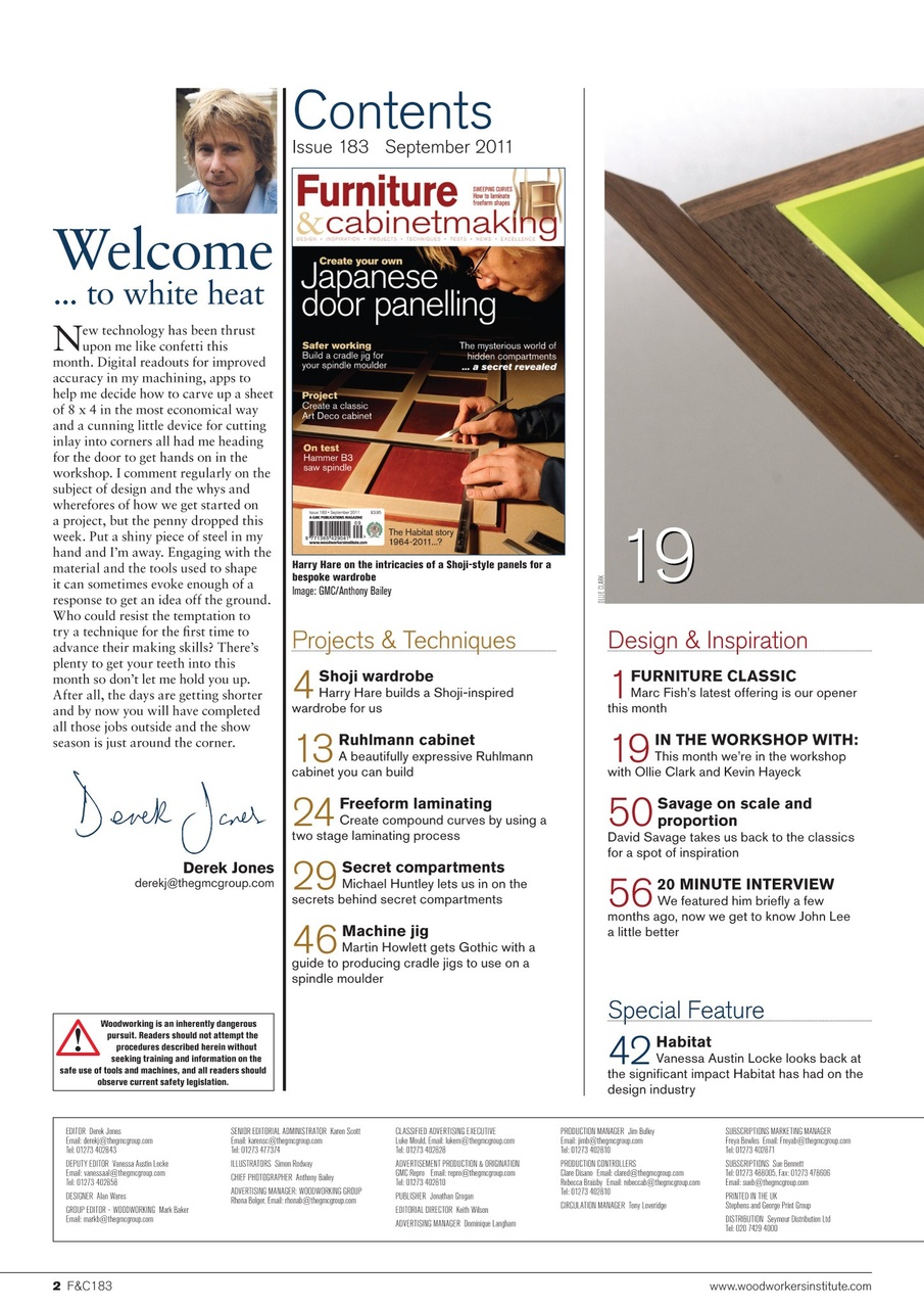 Furniture & Cabinetmaking Preview Pages
