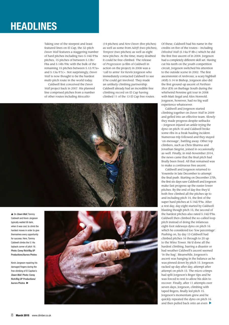 Climber Preview Pages