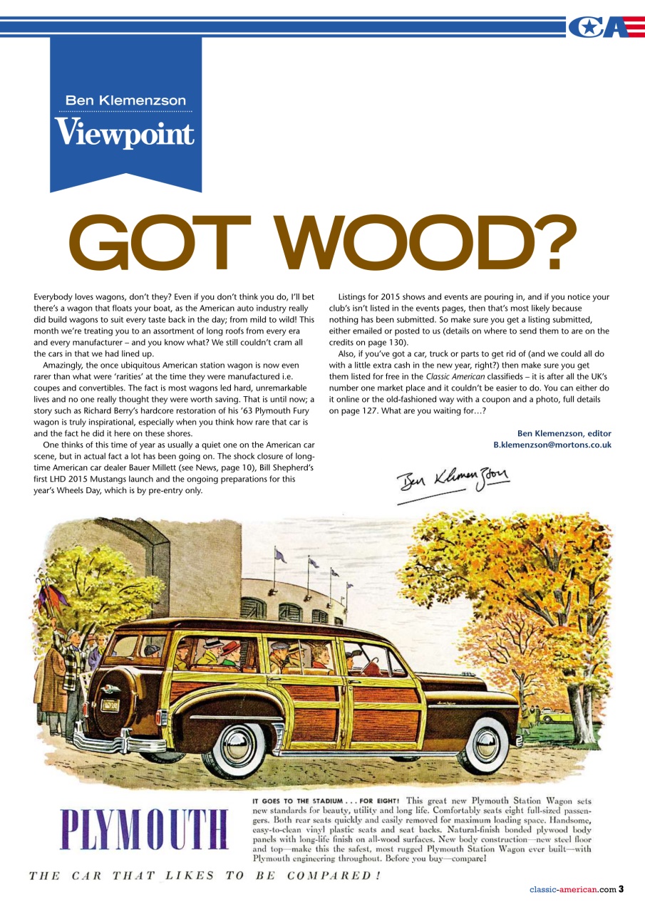 Classic American Magazine Preview Pages