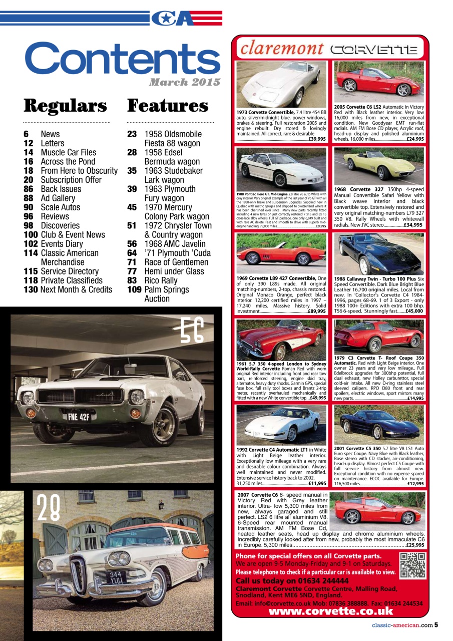 Classic American Magazine Preview Pages