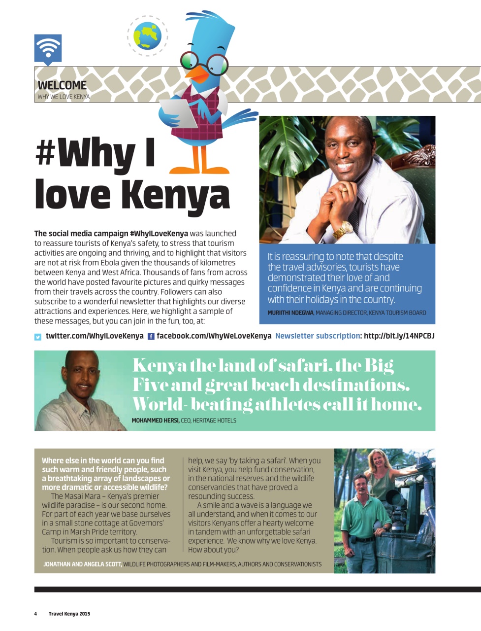 MSAFIRI – Kenya Airways Inflight Preview Pages