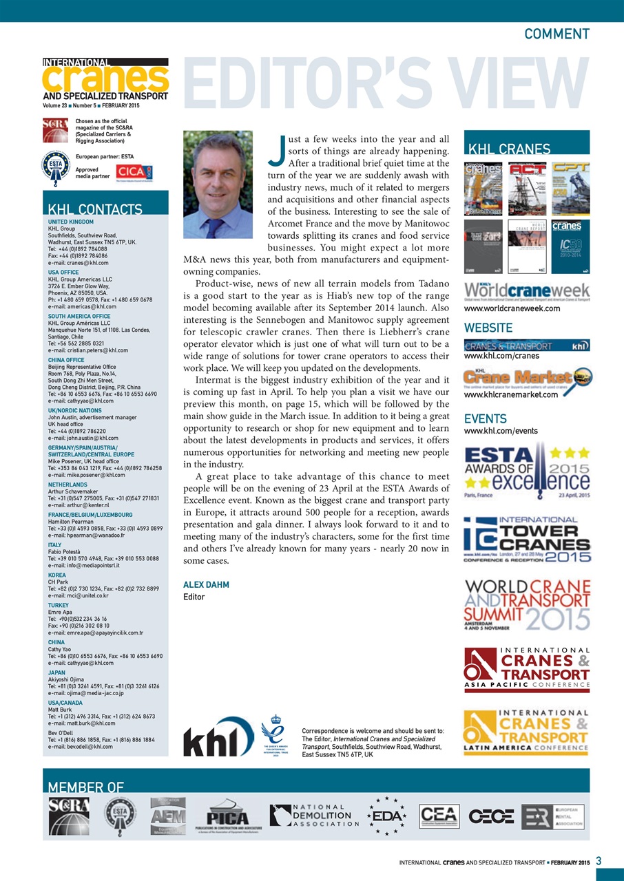 Int. Cranes and Specialized Transp Preview Pages