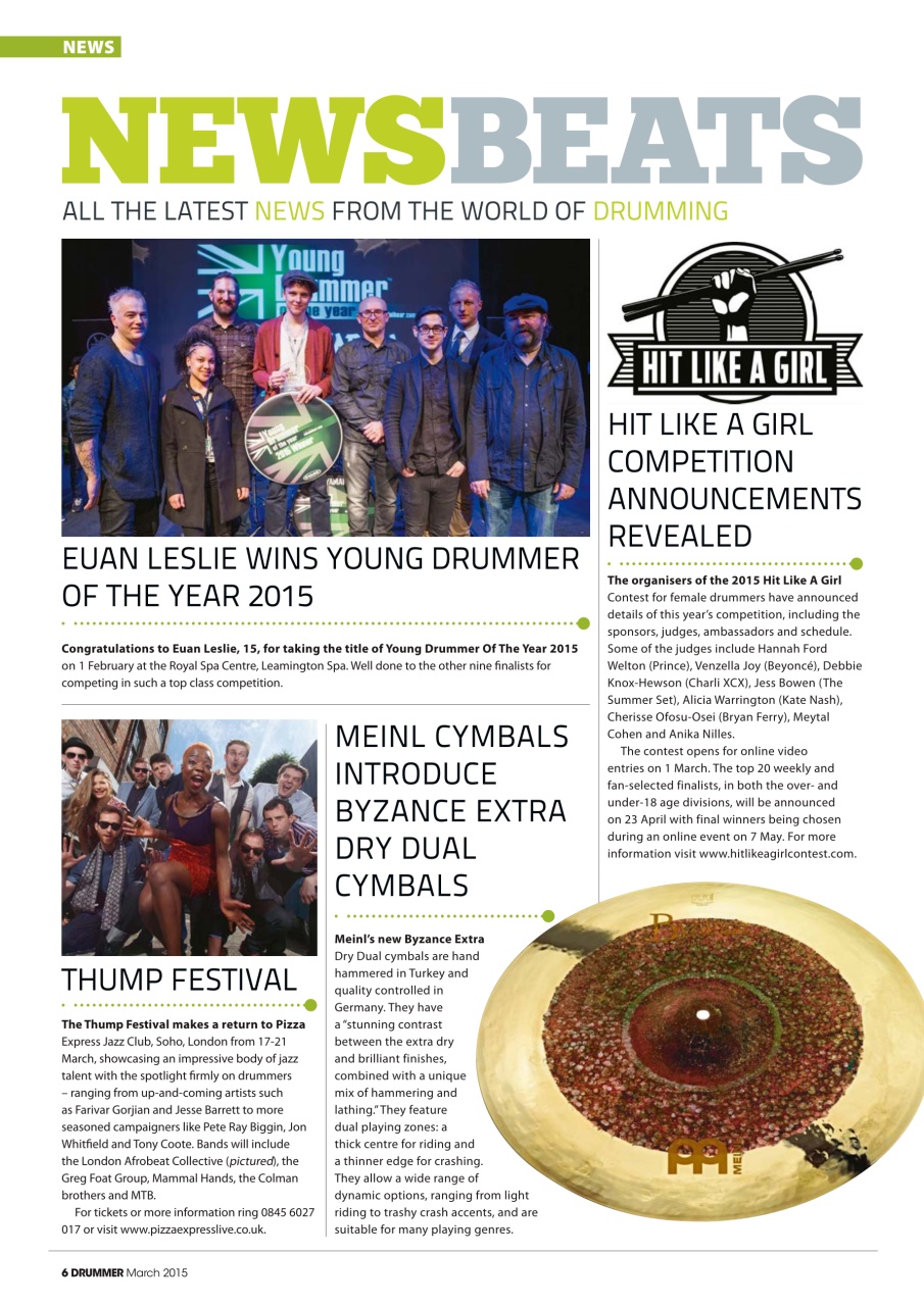 iDrum magazine: Never miss a beat Preview Pages