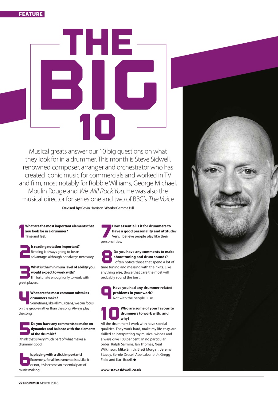 iDrum magazine: Never miss a beat Preview Pages