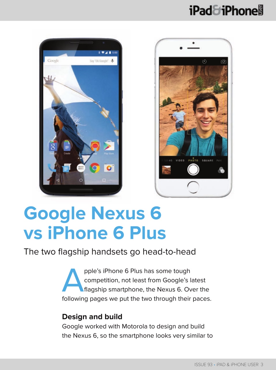 iPad and iPhone User Preview Pages