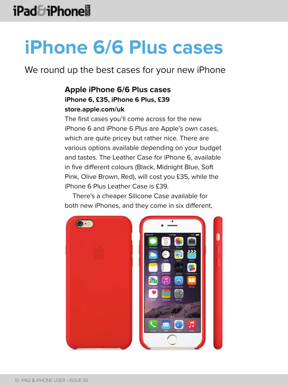 iPad and iPhone User Preview Pages