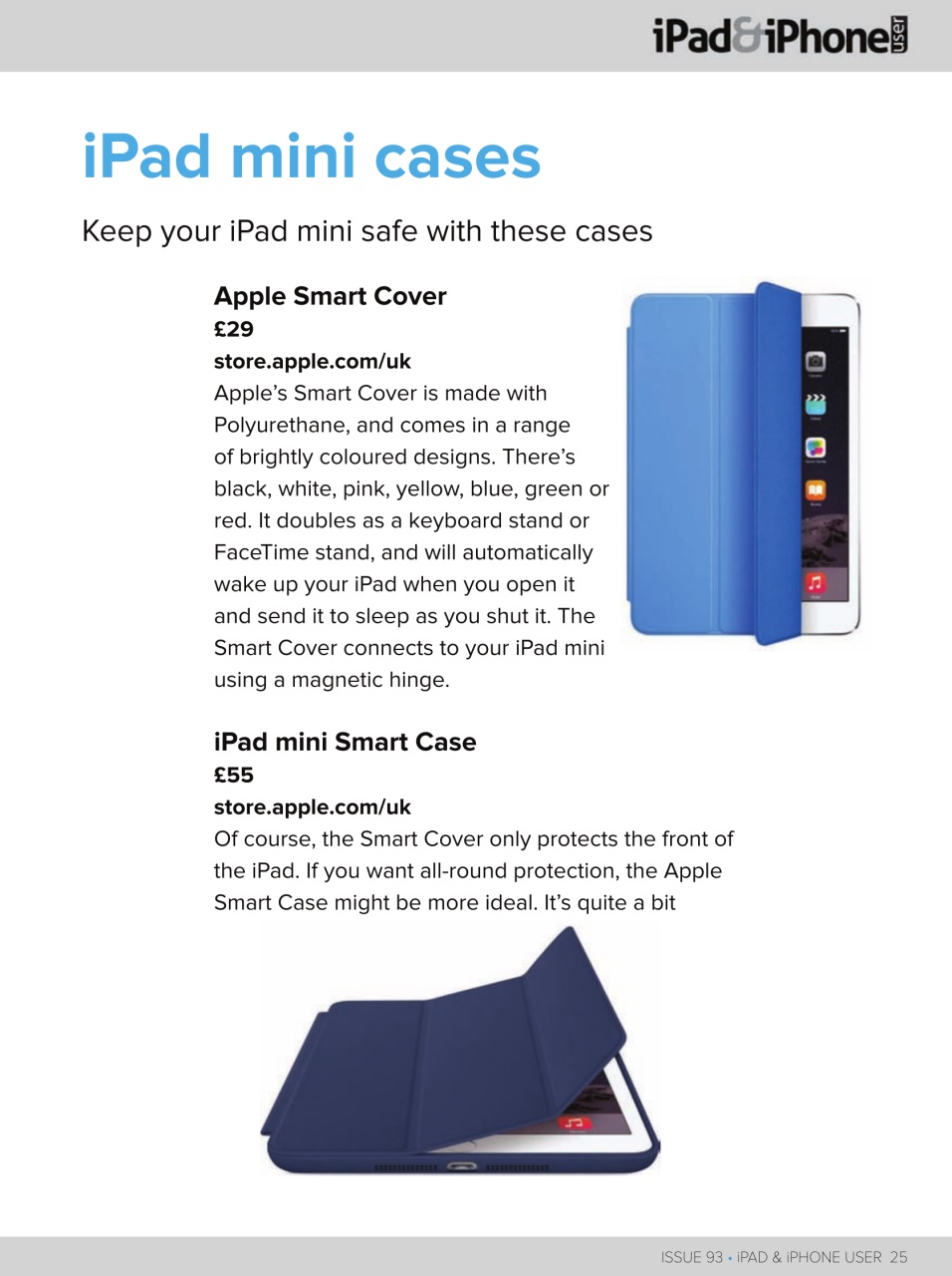 iPad and iPhone User Preview Pages