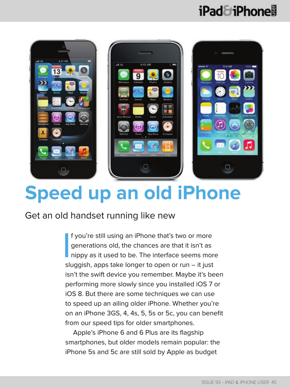 iPad and iPhone User Preview Pages