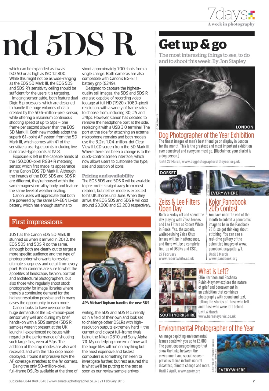 Amateur Photographer Preview Pages
