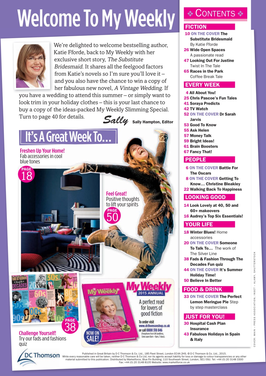 My Weekly Preview Pages