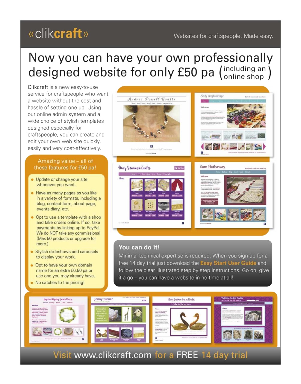 Craftseller Preview Pages