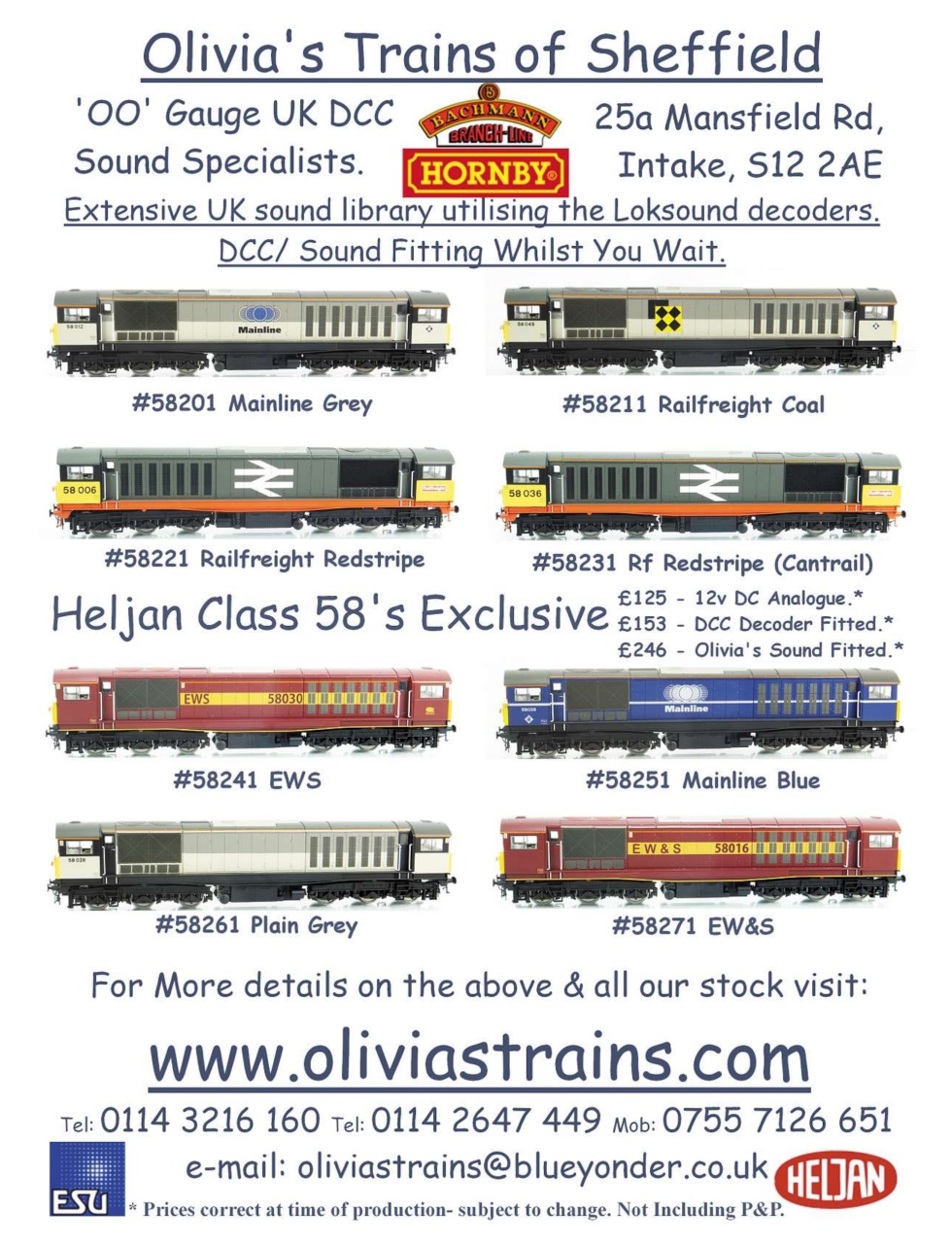 Rail Express Preview Pages