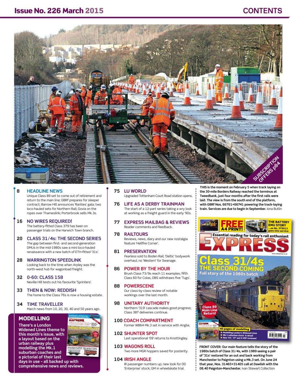 Rail Express Preview Pages