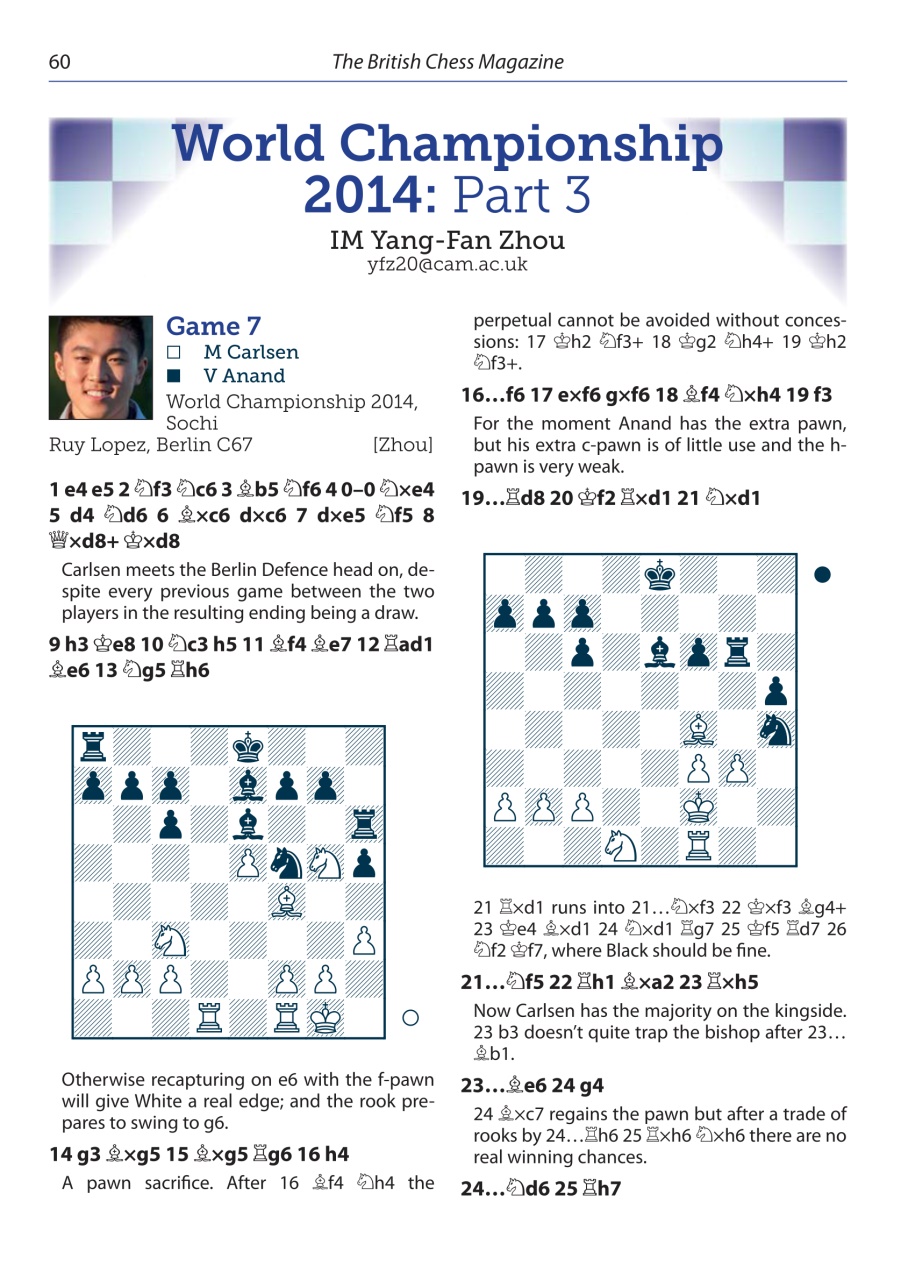 British Chess Magazine Preview Pages