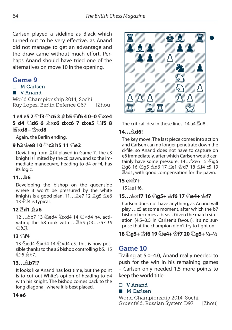 British Chess Magazine Preview Pages