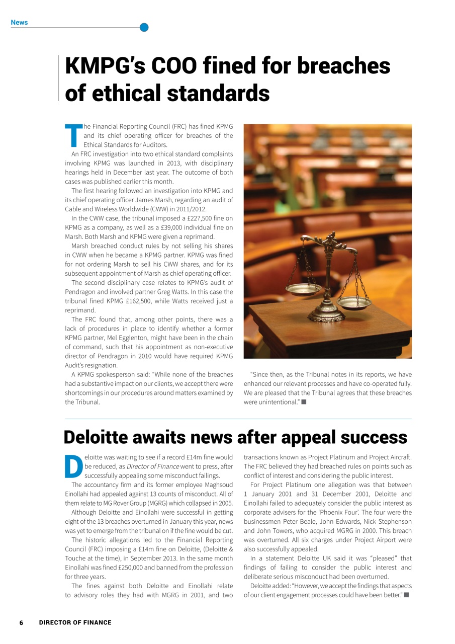 Director of Finance Preview Pages